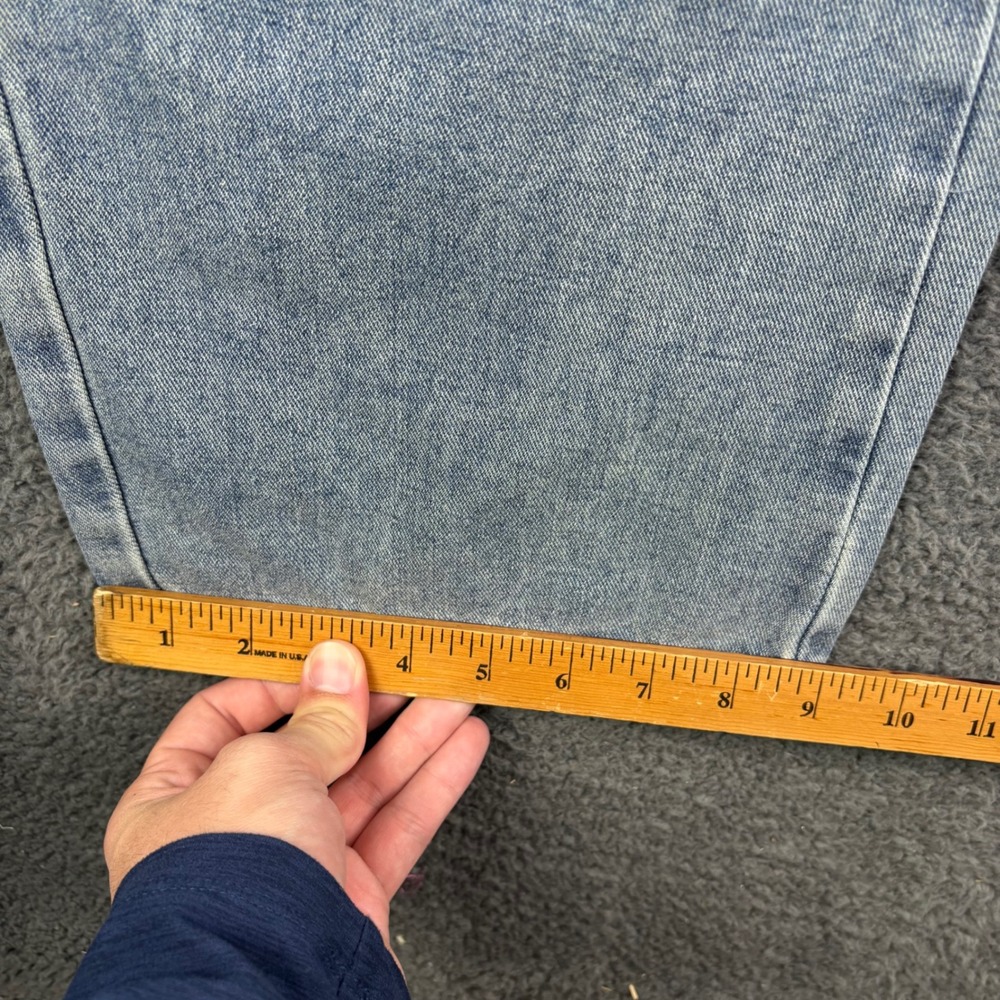 Forever 21 Womens Jeans Light Wash Denim Straight Leg Moto Style Size 26 - Picture 6 of 8